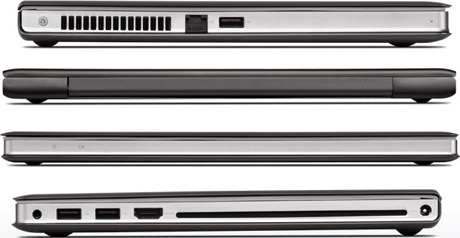 боковые стороны Lenovo IdeaPad U400