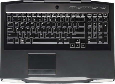 Dell Alienware M17x R4 – клавиатура