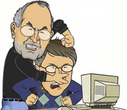 Cтив Джобс и Билл Гейтс