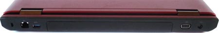 задняя сторона ноутбука Dell Vostro 3550