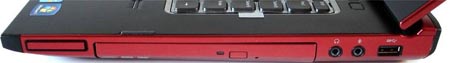 правая сторона ноутбука Dell Vostro 3550