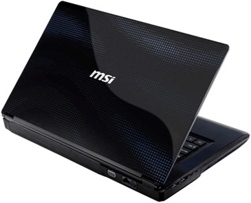 вид снаружи ноутбука MSI CR430