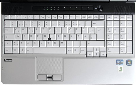 клавиатура и точпад  ноутбука Fujitsu LifeBook E751