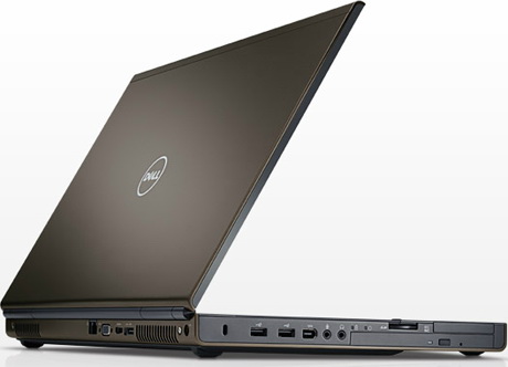тыльная сторона ноутбука Dell Precision M6600