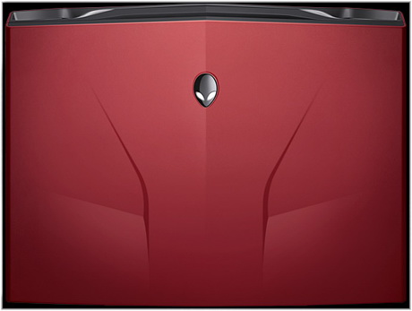 крышка ноутбука Dell Alienware M14x