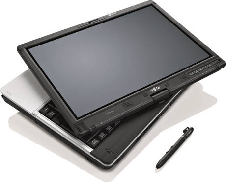 сенсорный экран ноутбука Fujitsu Lifebook T901 и стилус