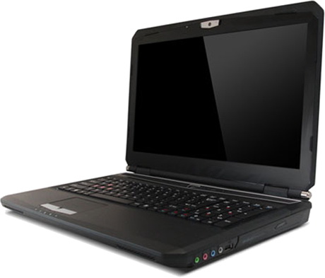 игровой ноутбук Schenker XMG P511 вид справа