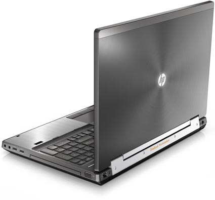вид сзади HP EliteBook 8560w