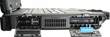 Dell Latitude E6400 XFR порты слева