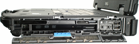 Dell Latitude E6400 XFR порты справа