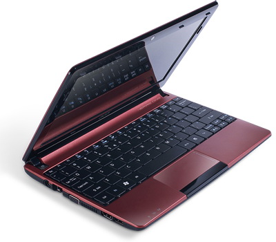 нетбук Acer Aspire One D270 – красного цвета