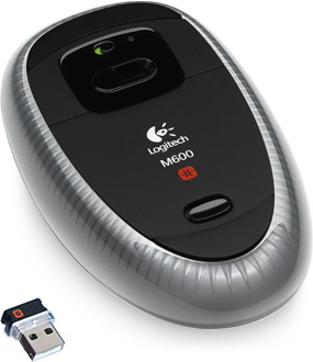 Logitech Touch Mouse M600 с миниатюрным передатчиком