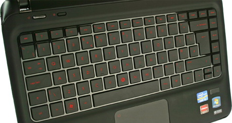 ноутбук HP Pavilion dm4-3000 – клавиатура
