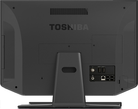 Toshiba Qosmio DX730 – вид сзади