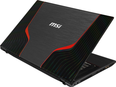 игровой ноутбук MSI GE70 - дизайн