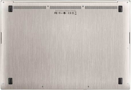 Asus Zenbook Prime UX31a вид с обратной стороны
