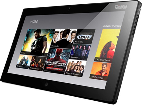 планшет Lenovo ThinkPad Tablet 2 – вид справа