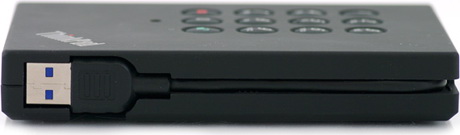 ThinkPad USB 3.0 Secure Hard Drive – вид с боку