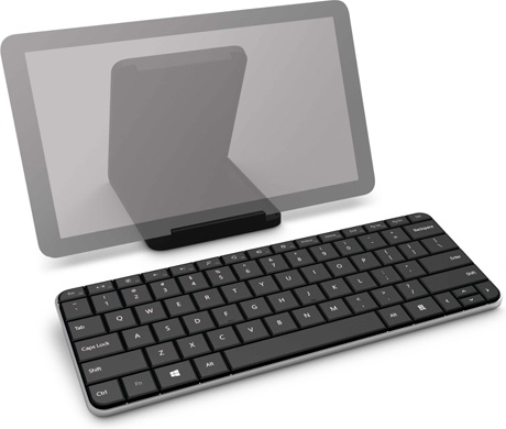 клавиатура Microsoft Wedge Mobile Keyboard с подставкой для планшетов