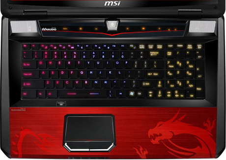 MSI GT70 Dragon Edition – клавиатура