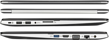 ASUS VivoBook S500 – виды сбоку
