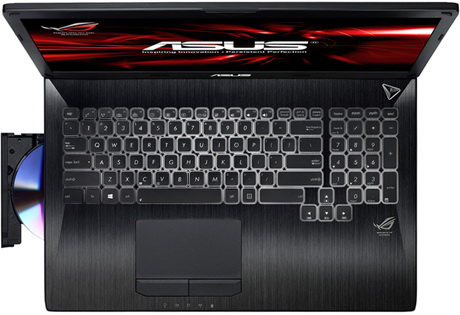 Asus G750 – клавиатура
