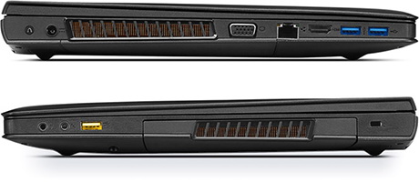 Lenovo IdeaPad Y510p – вид сбоку
