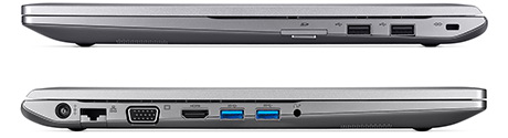 Samsung Series 7 Chronos – вид слева и справа