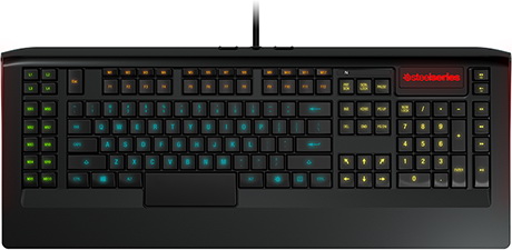 SteelSeries Apex Gaming Keyboard – вид сверху