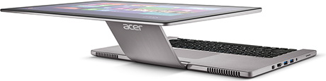 Acer Aspire R7 в режиме сенсорного стола