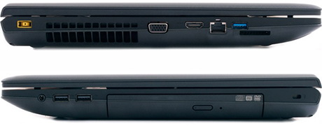 Lenovo G700 – толщина ноутбука 37 мм