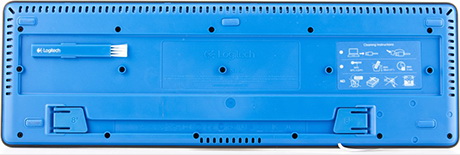 Logitech Washable Keyboard K310 – вид снизу