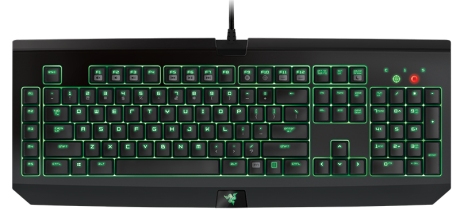 Зеленая подсветка клавиш