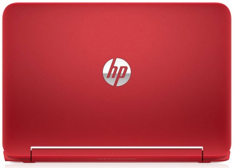 Логотип фирмы HP на задней крышке