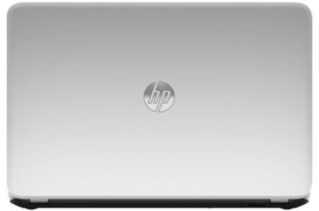 Серебристая матовая крышка с логотипом HP