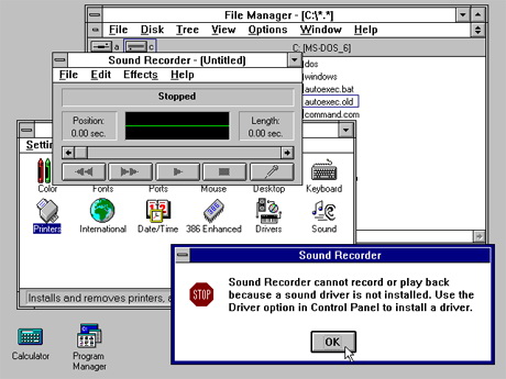 операционная система Windows 3.1