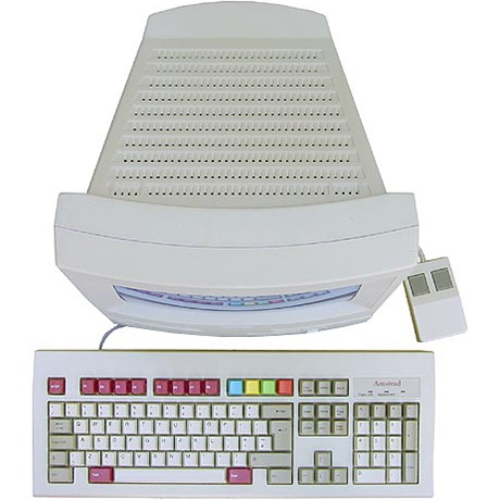 Amstrad PCW16 – вид сверху