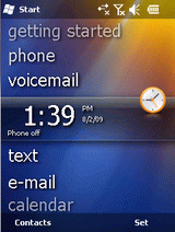 экран Windows Mobile 6.5