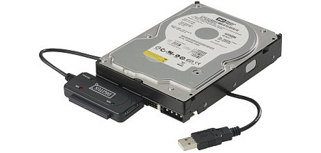 Переходник для SATA, подключение жестких дисков к USB 3.0, черный